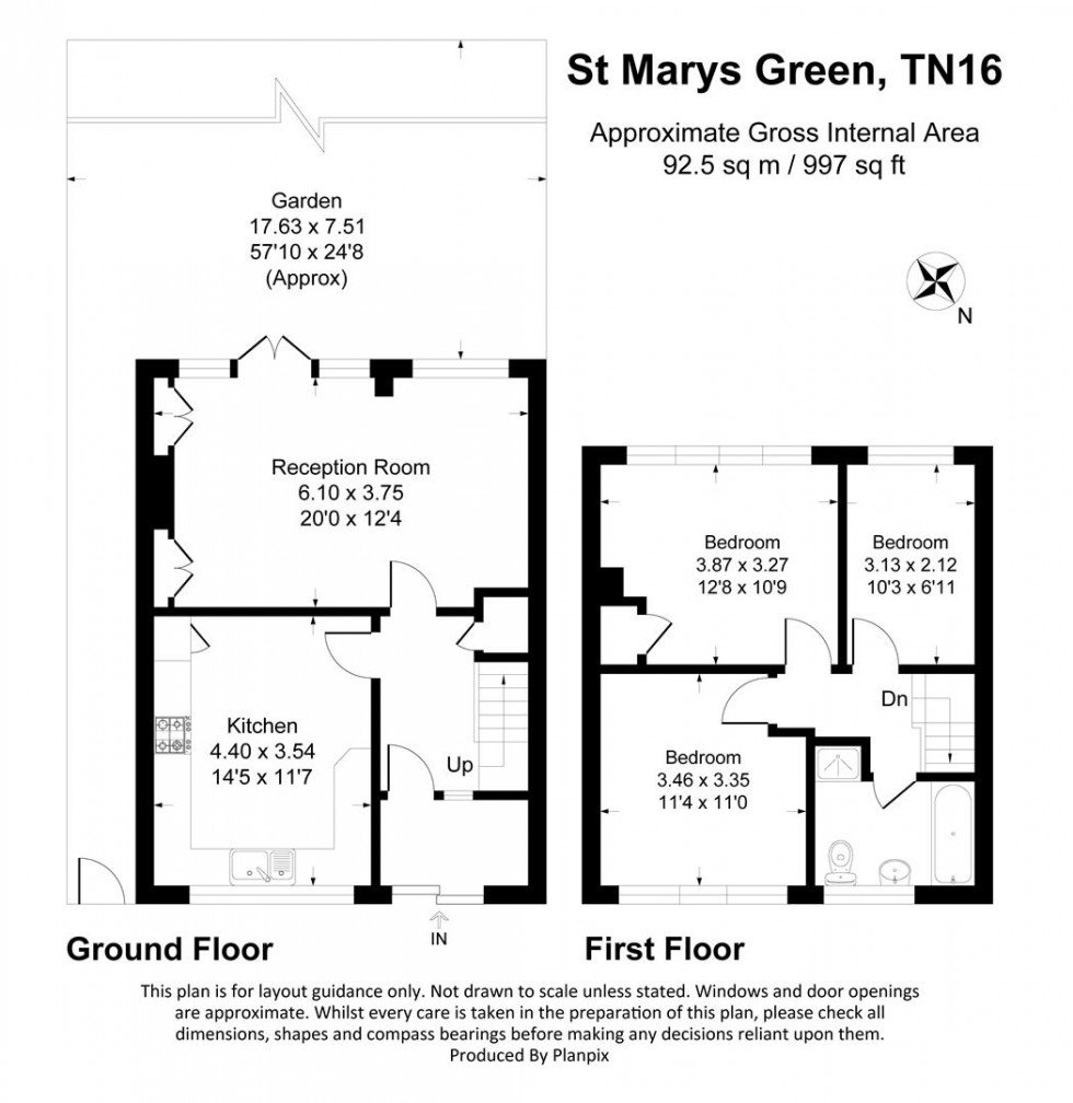 Floorplan for St. Marys Green, Biggin Hill, Westerham