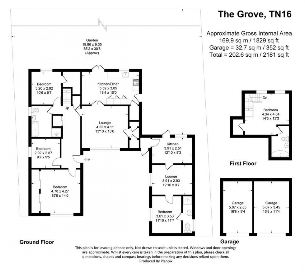 Floorplan for The Grove, Biggin Hill, Westerham