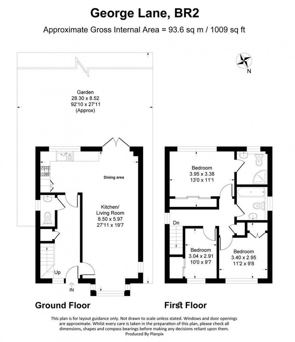 Floorplan for George Lane, Bromley
