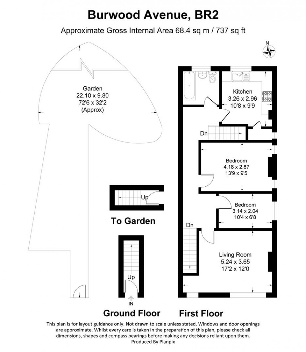 Floorplan for Burwood Avenue, Bromley