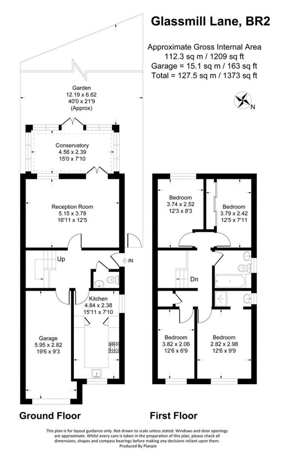 Floorplan for Glassmill Lane, Bromley