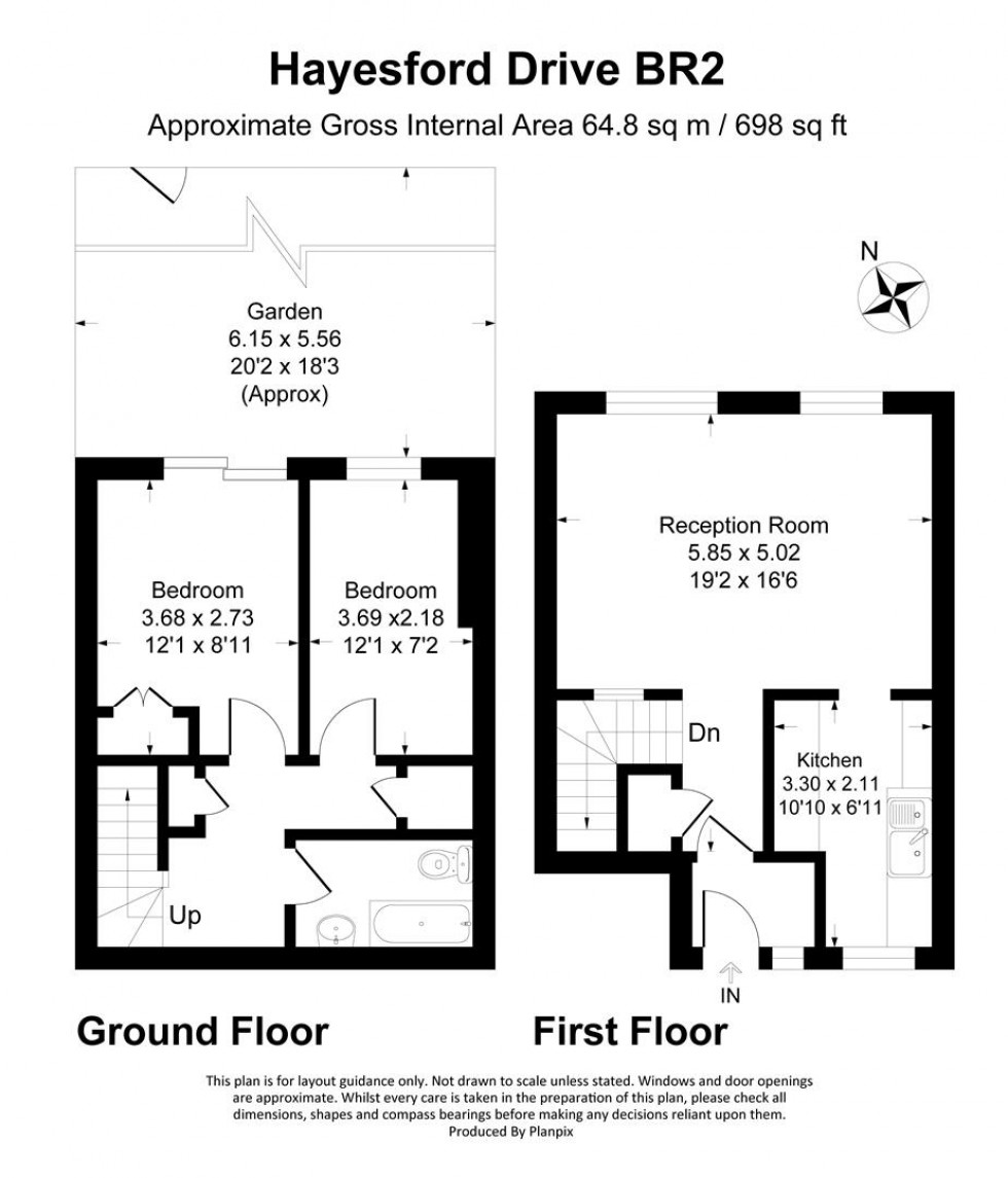 Floorplan for Hayesford Park Drive, Bromley
