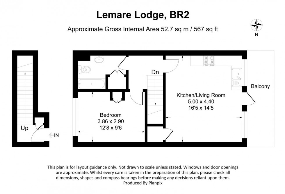 Floorplan for Lemare Lodge, Fair Acres, Bromley