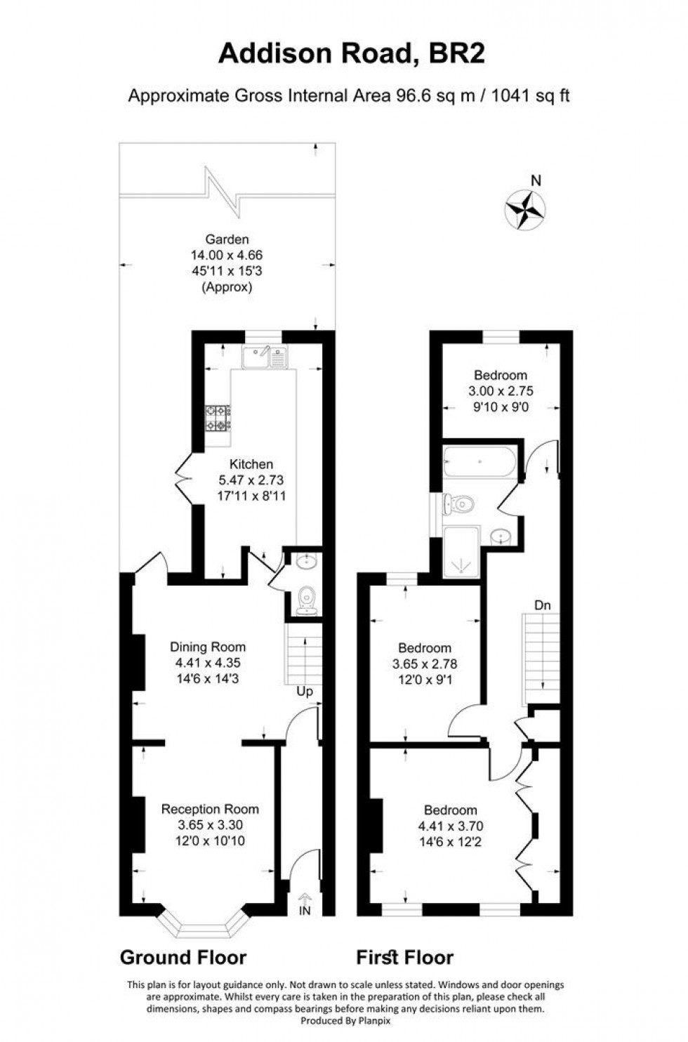 Floorplan for Addison Road, Bromley