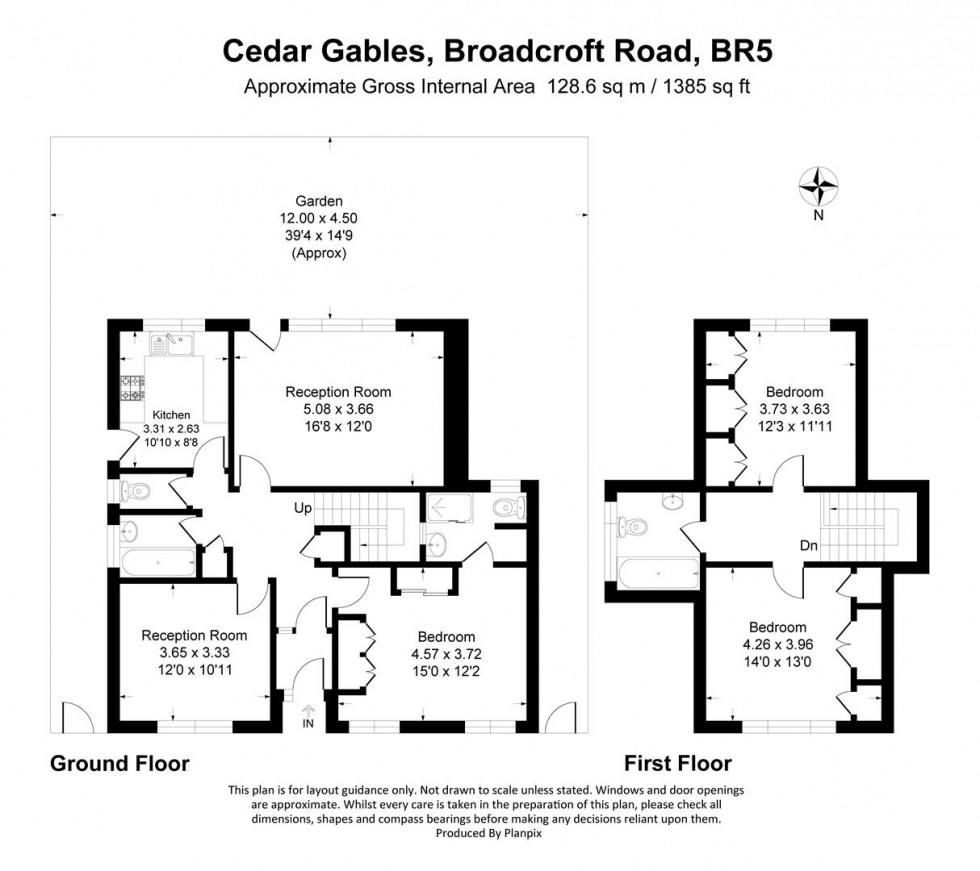 Floorplan for Broadcroft Road, Petts Wood, Kent