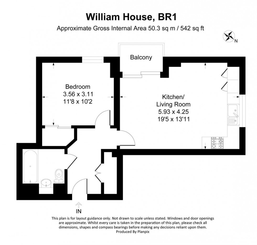 Floorplan for Ringers Road, Bromley