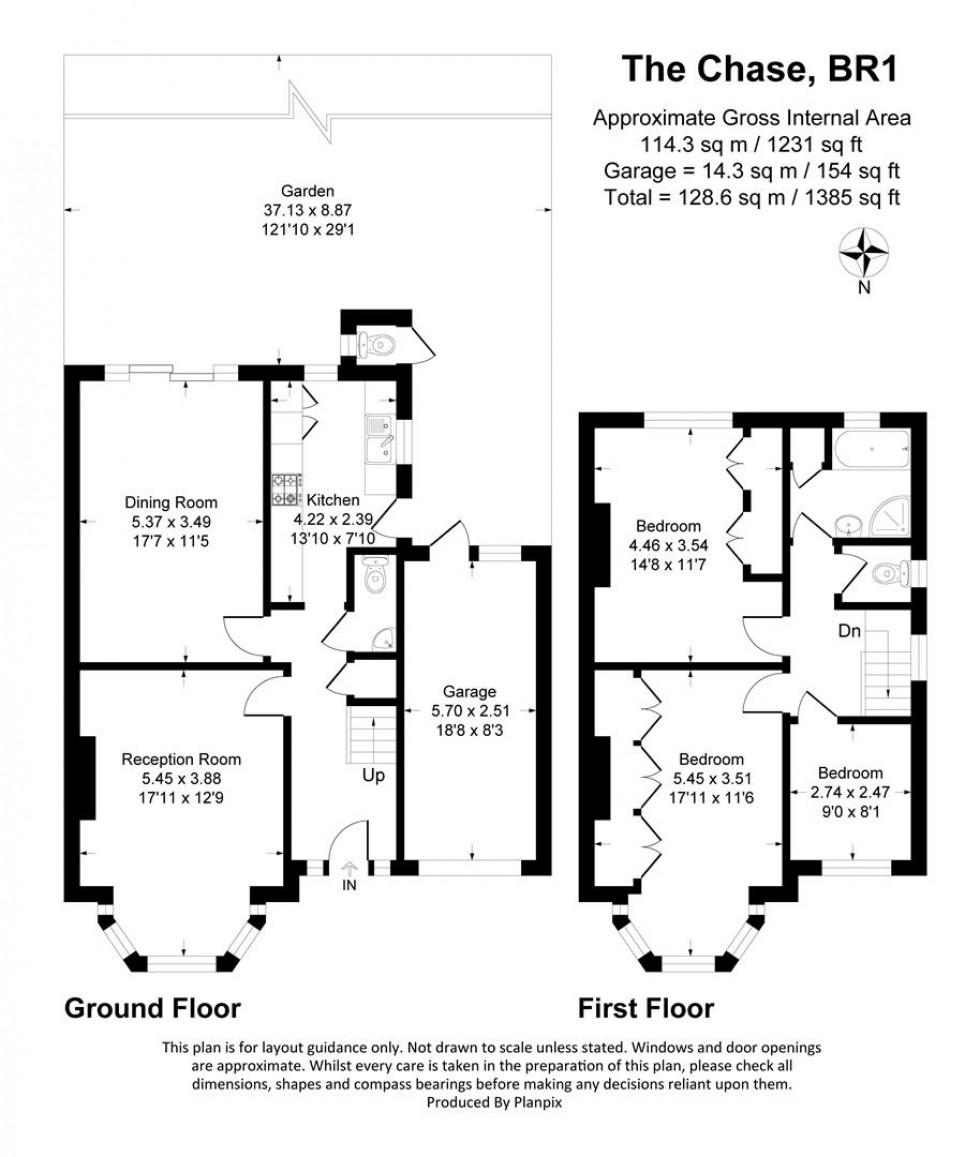 Floorplan for The Chase, Bromley