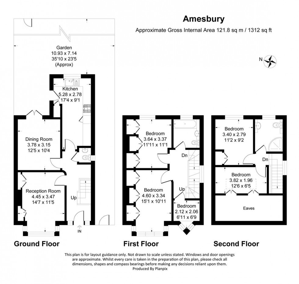 Floorplan for Amesbury Road, Bickley