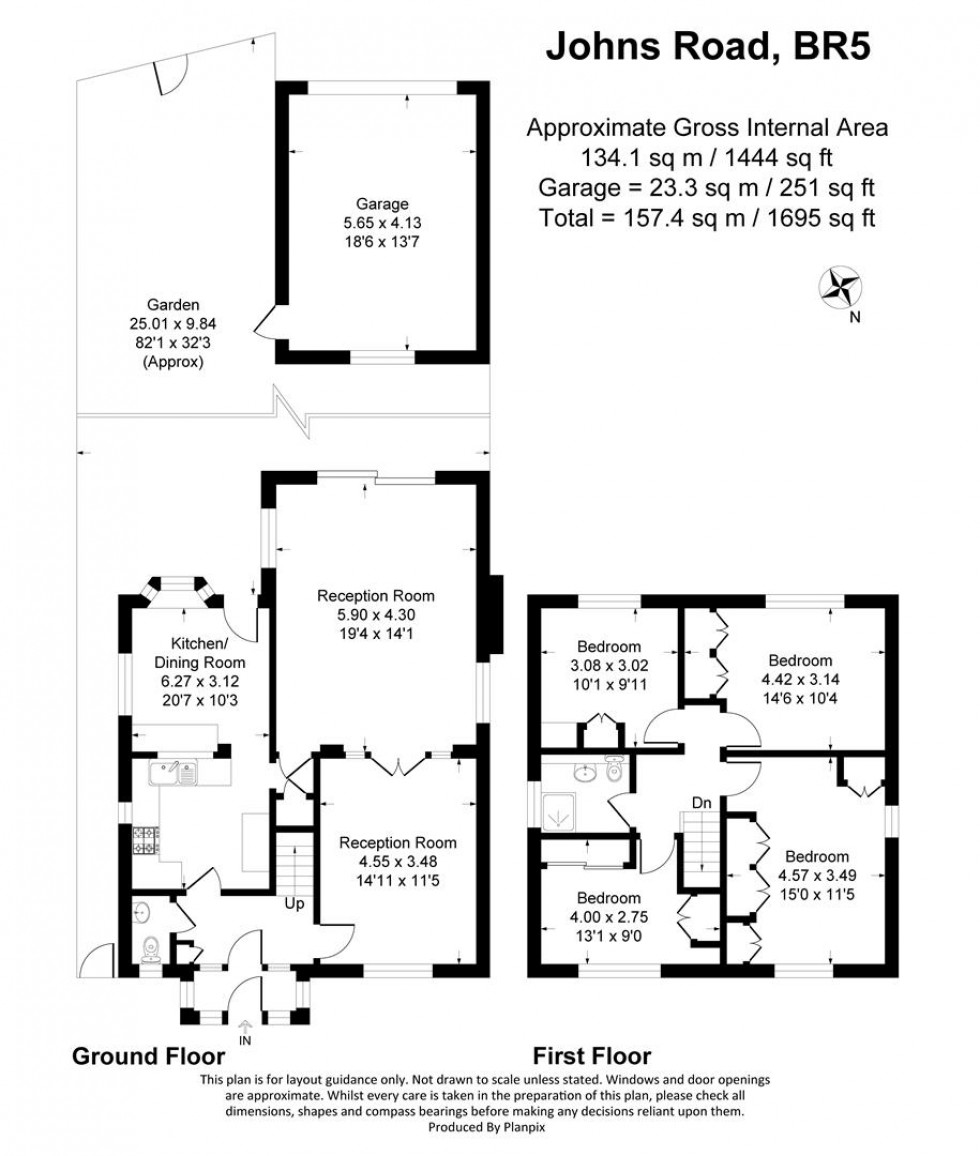 Floorplan for St. Johns Road, Petts Wood, Orpington