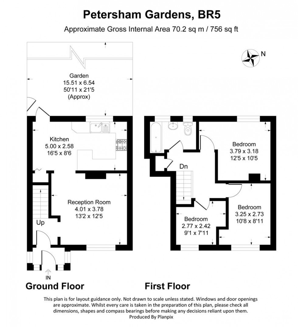 Floorplan for Petersham Gardens, Orpington