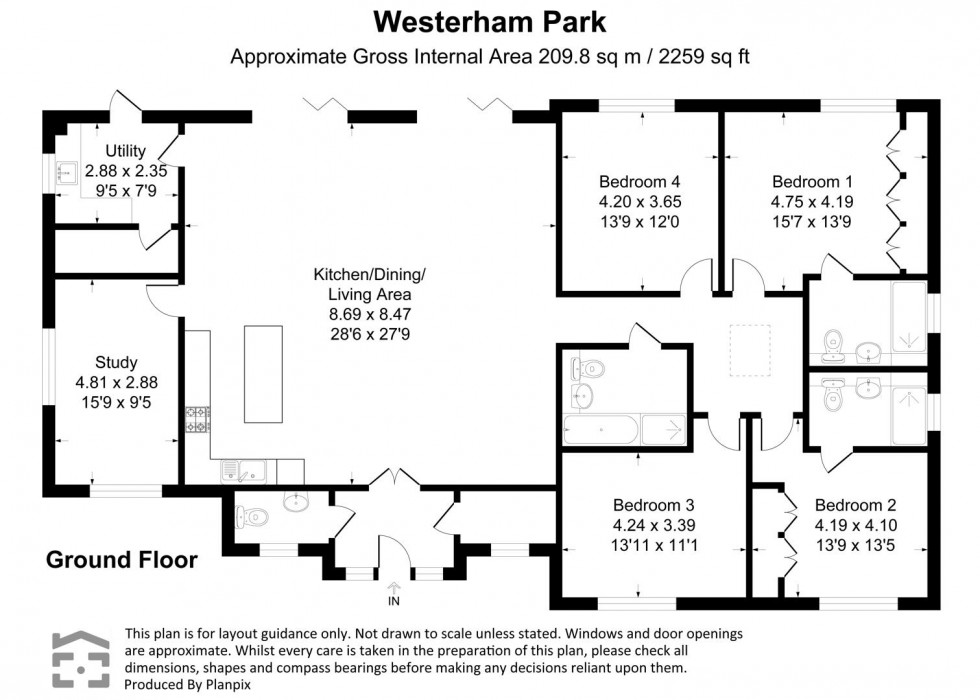 Floorplan for Westerham Park