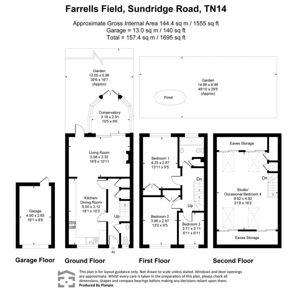 Floorplan for Sundridge Road, Ide Hill, Sevenoaks