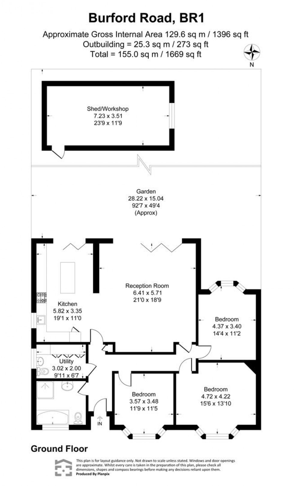Floorplan for Burford Road, Bromley