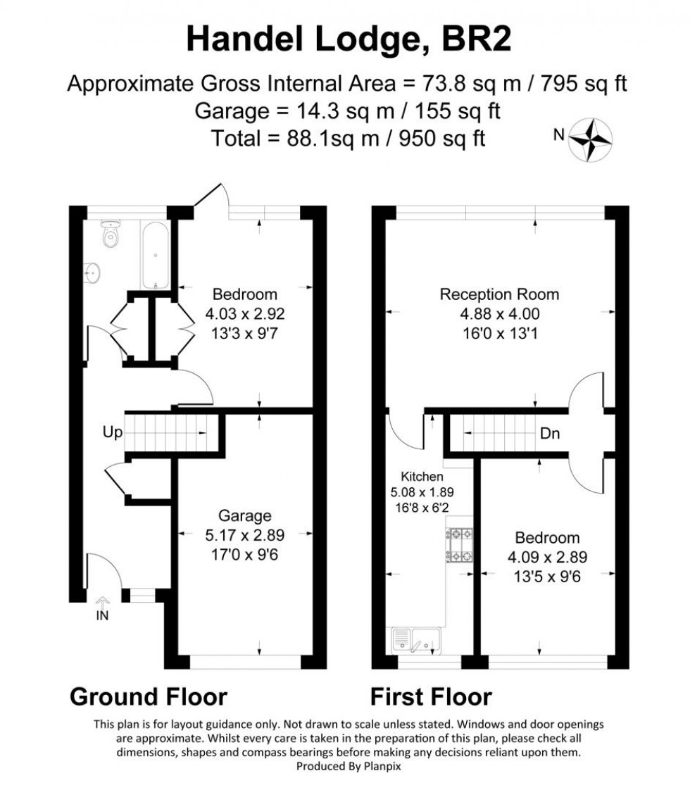 Floorplan for Fair Acres, Bromley