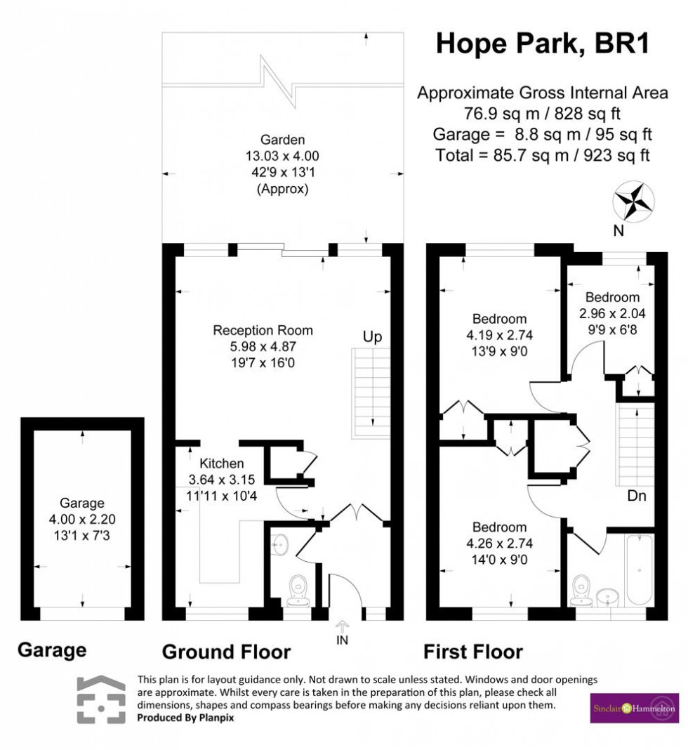 Floorplan for Hope Park, Bromley