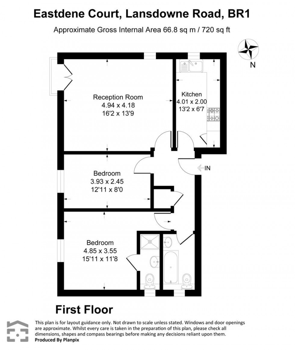 Floorplan for 2 Lansdowne Road, Bromley