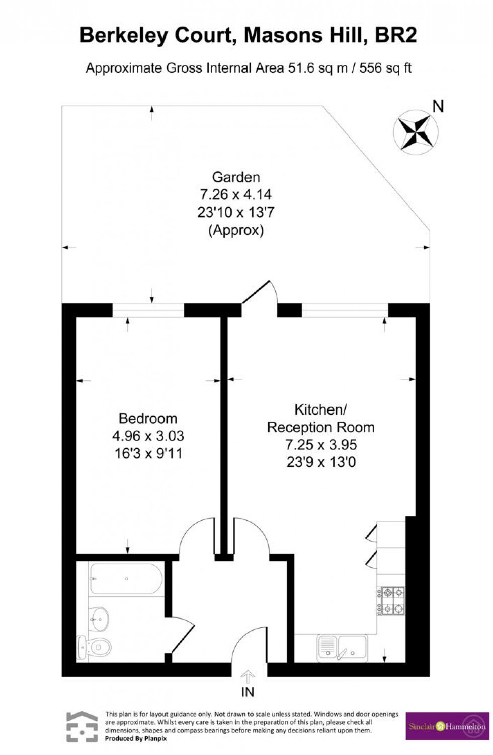 Floorplan for Masons Hill, Bromley
