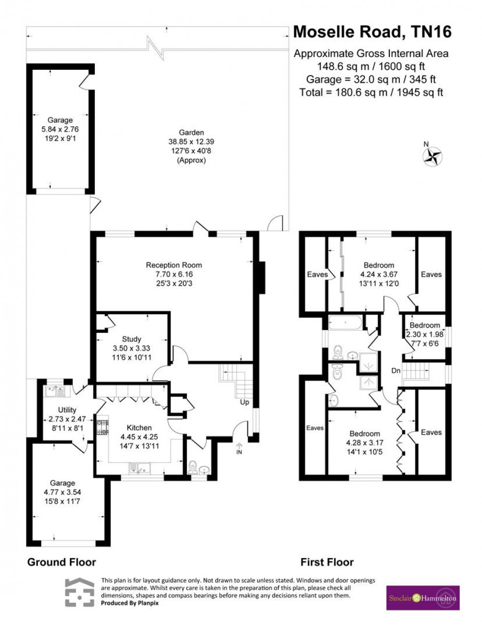 Floorplan for Moselle Road, Biggin Hill