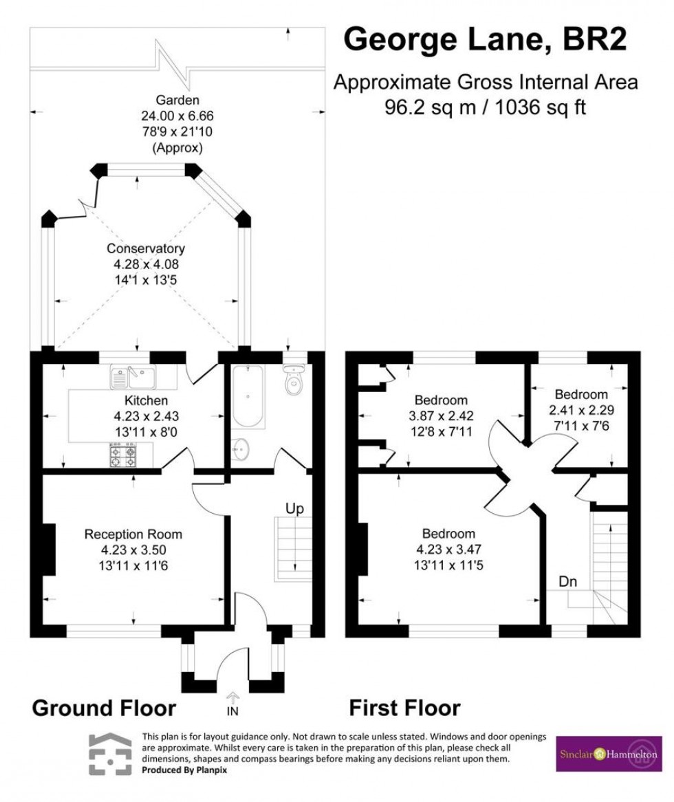 Floorplan for George Lane, Hayes