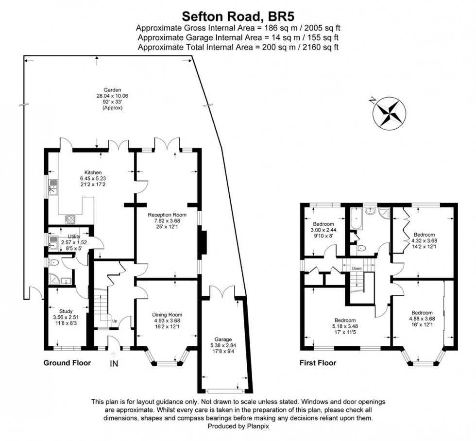 Floorplan for Sefton Road, Petts Wood, Orpington