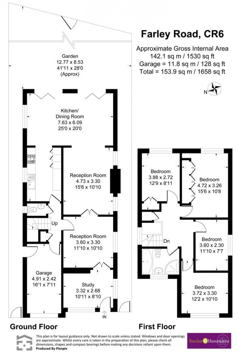 Floorplan for Farleigh Road, Warlingham