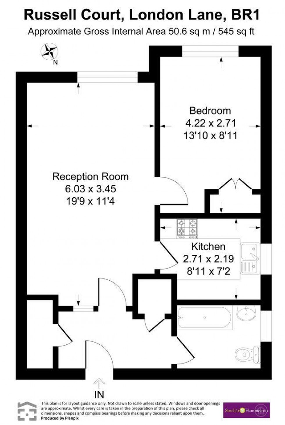 Floorplan for London Lane, Bromley
