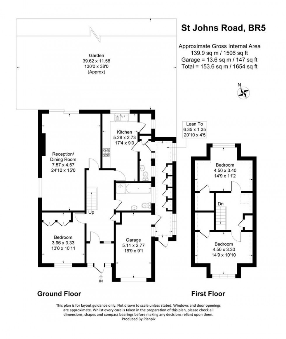 Floorplan for St. Johns Road, Petts Wood, Orpington