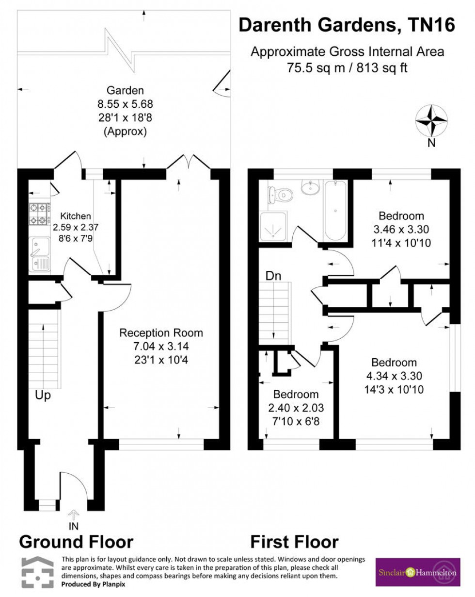 Floorplan for Darenth Gardens, Westerham