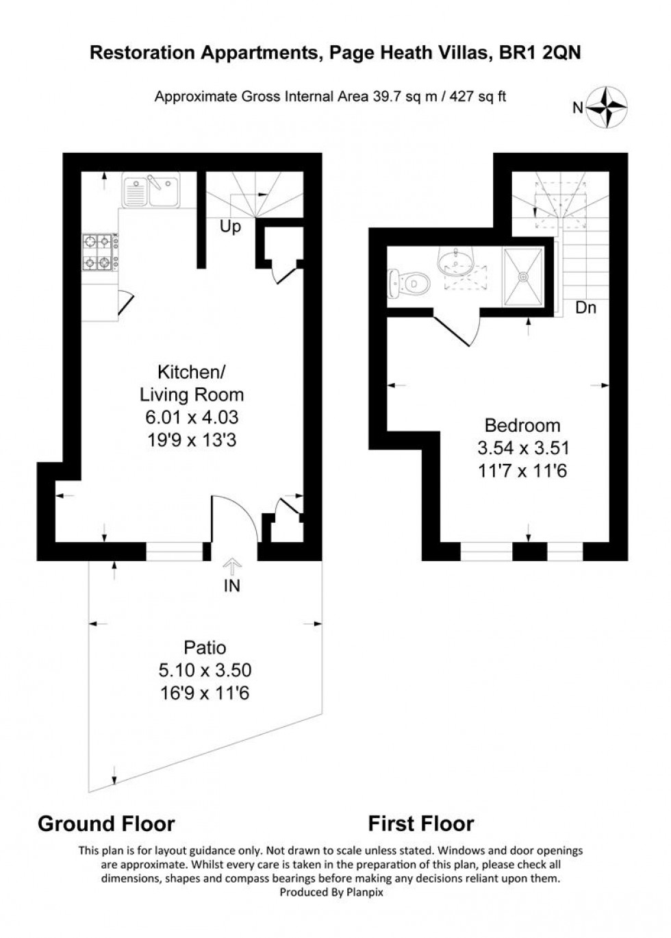 Floorplan for Page Heath Villas, Bromley