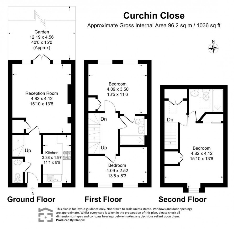 Floorplan for Curchin Close, Biggin Hill, Westerham