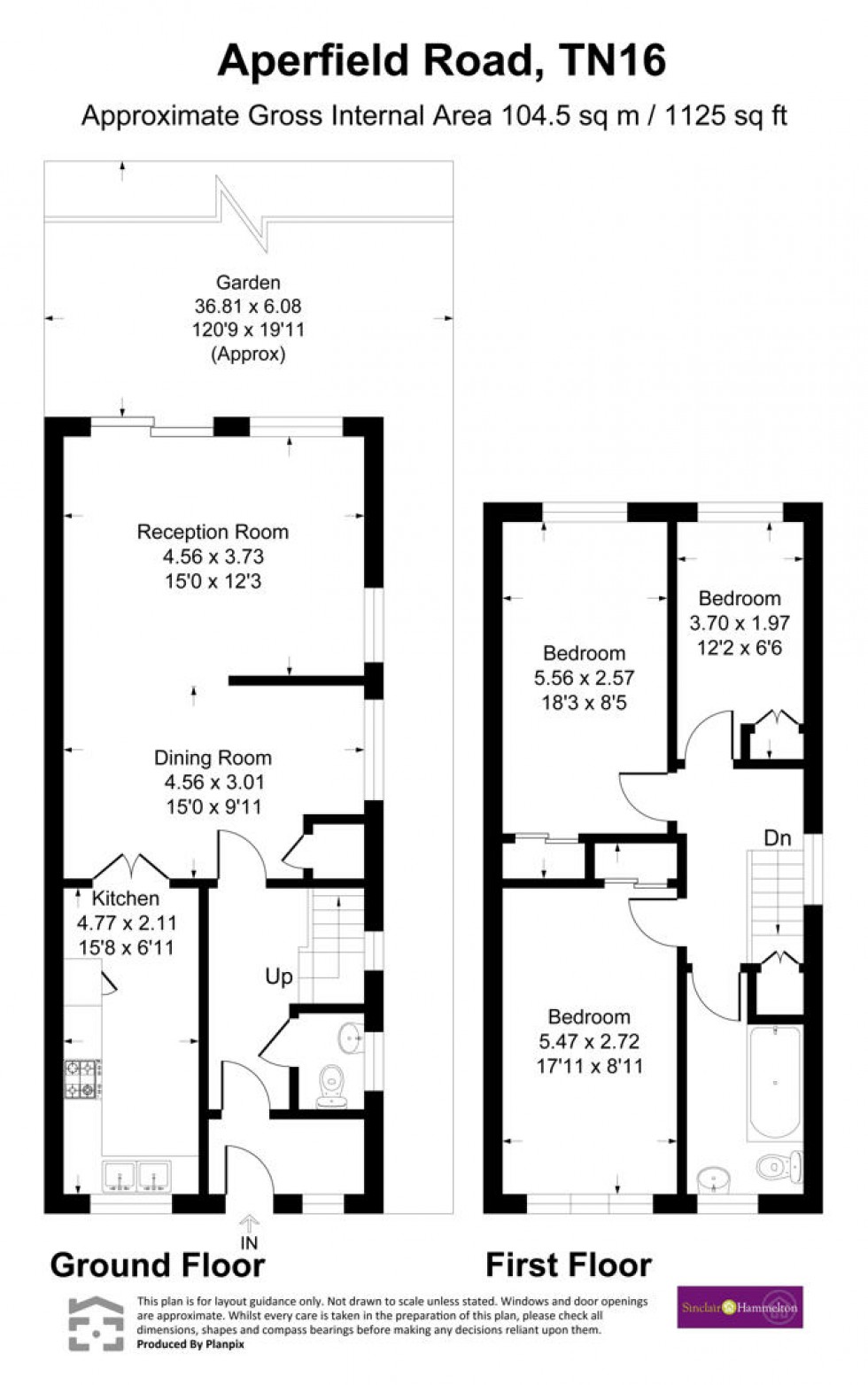 Floorplan for Aperfield Road, Biggin Hill, Westerham