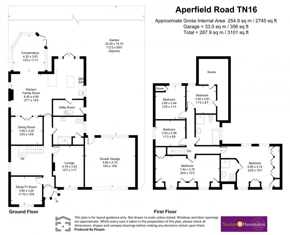 Floorplan for Aperfield Road, Biggin Hill
