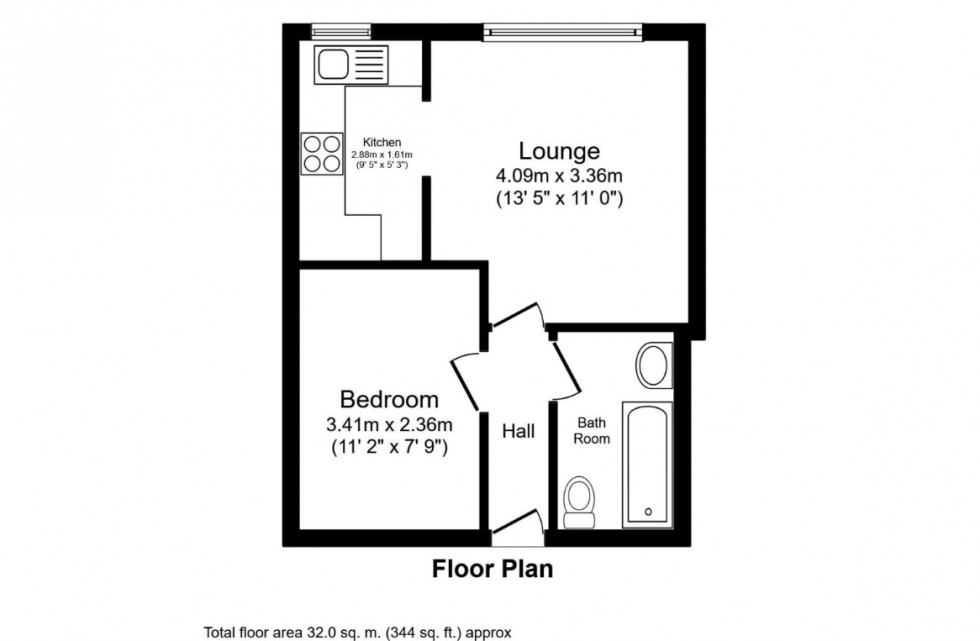Floorplan for Herron Court, Bromley