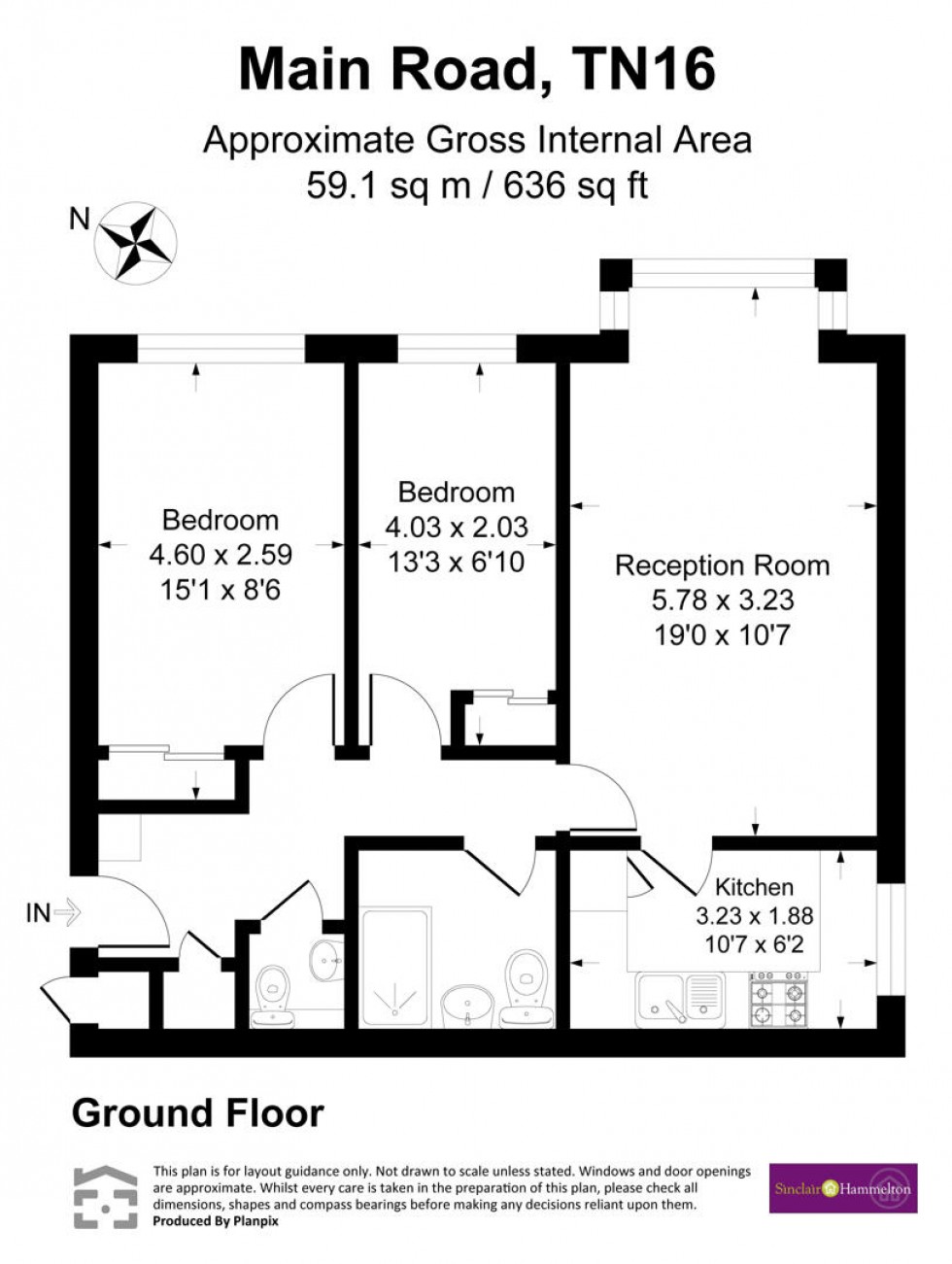 Floorplan for Main Road, Biggin Hill