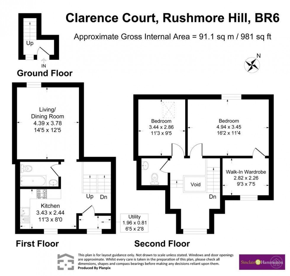 Floorplan for Rushmore Hill, Orpington