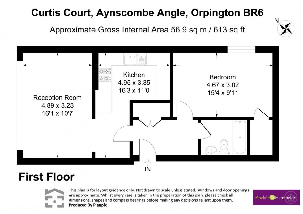 Floorplan for Aynscombe Angle, Orpington