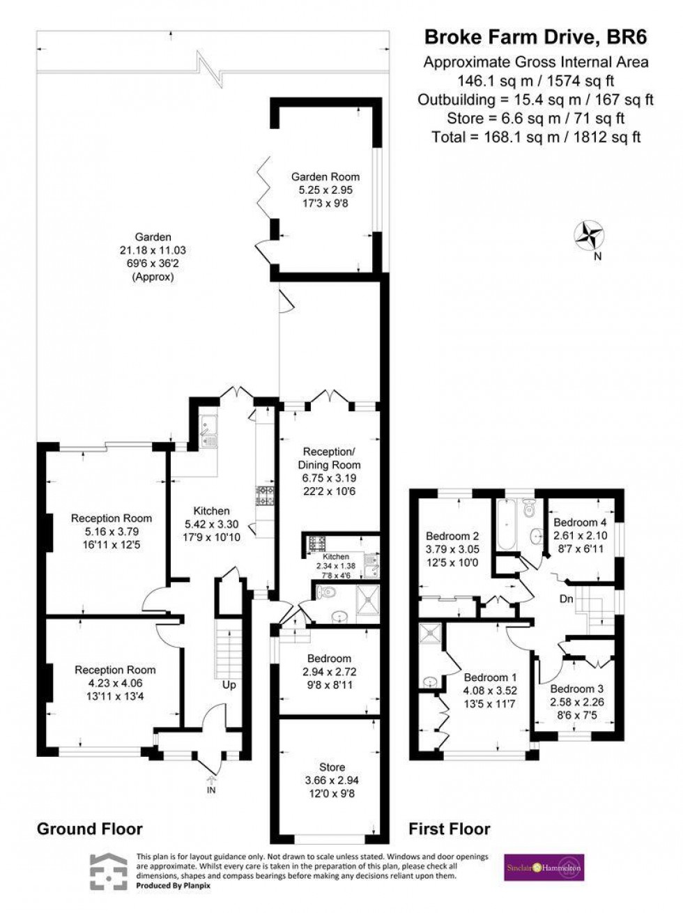 Floorplan for Broke Farm Drive, Orpington
