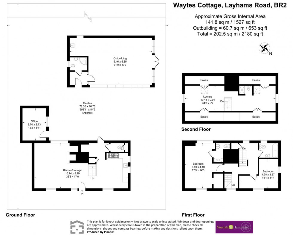 Floorplan for Layhams Road, Keston