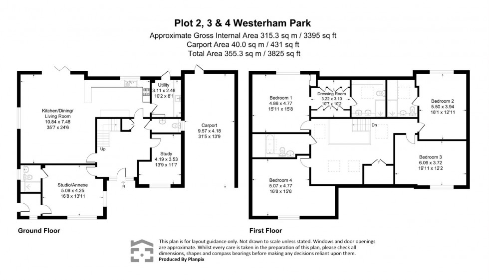 Floorplan for Westerham Park, Westerham