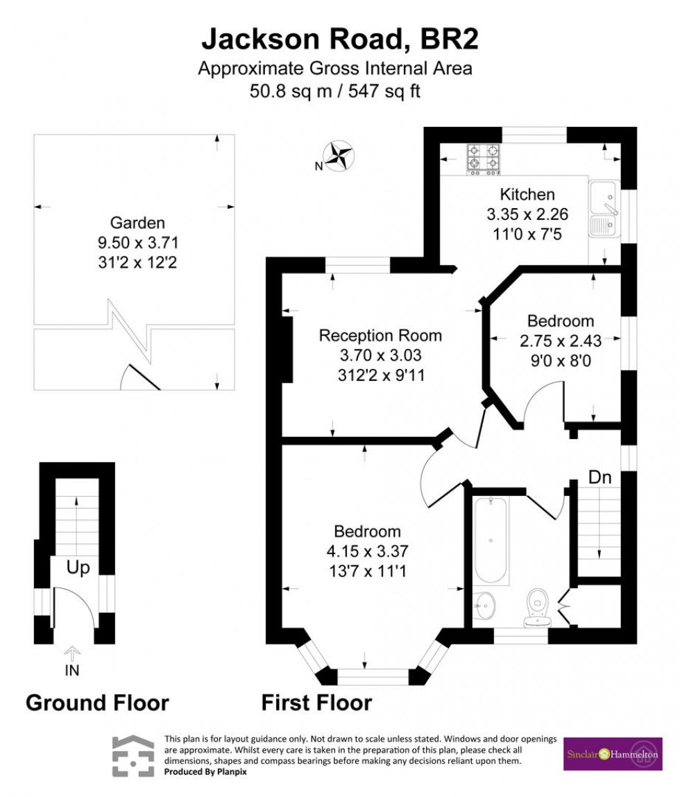 Floorplan for Jackson Road, Bromley
