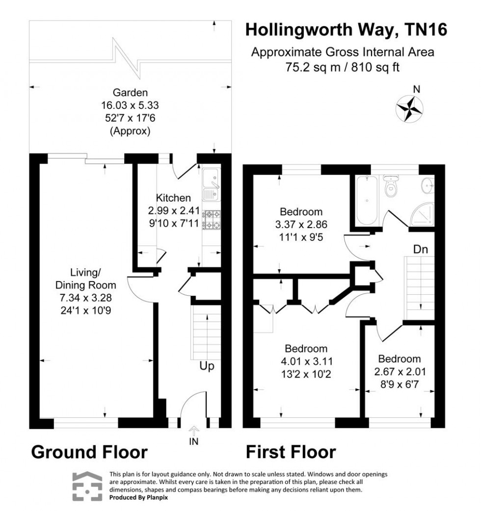 Floorplan for Hollingworth Way, Westerham