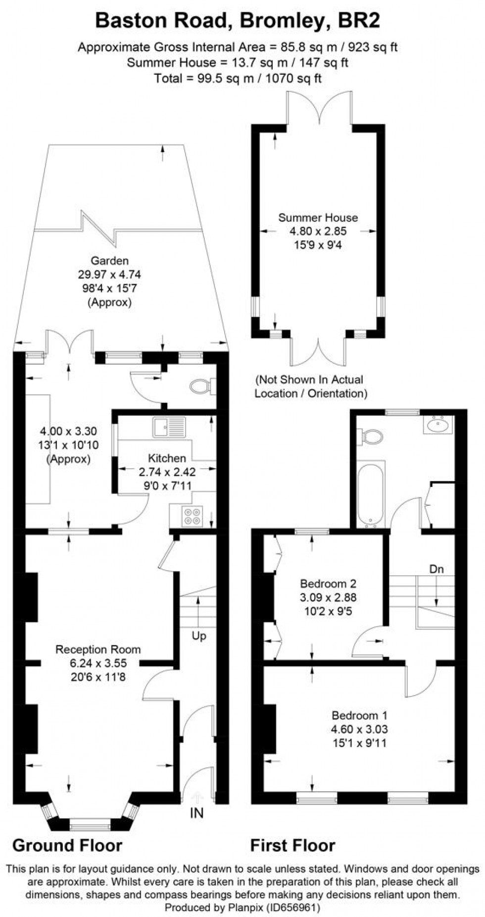Floorplan for Baston Road, Hayes, Bromley