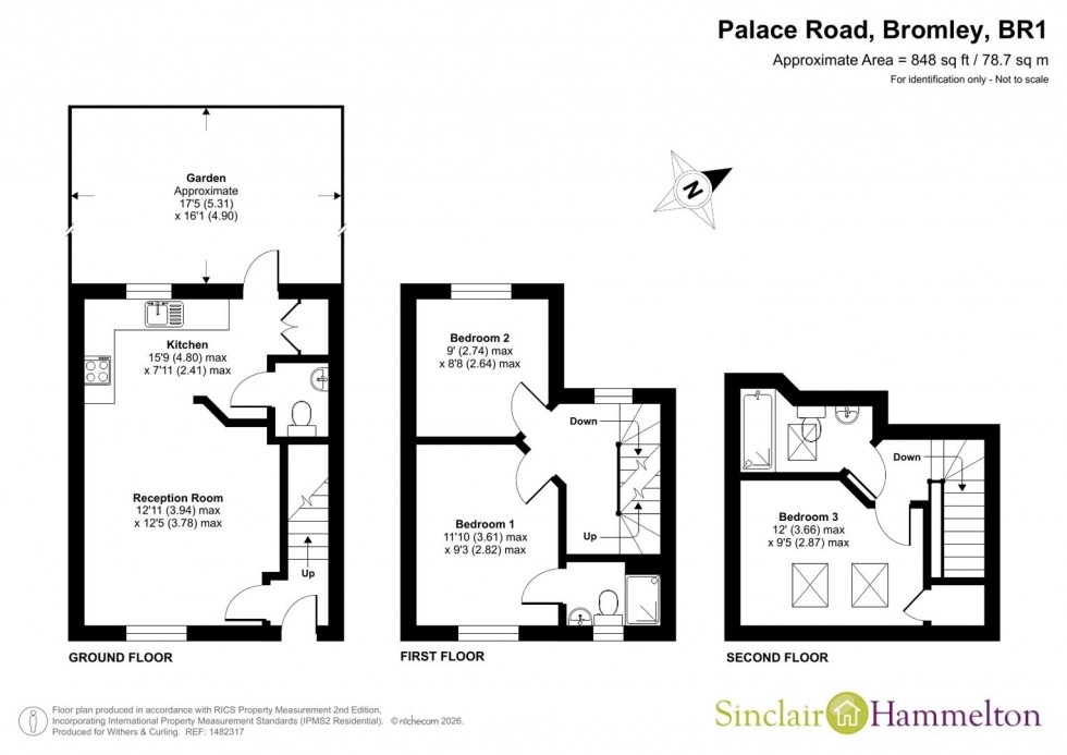Floorplan for Palace Road, Bromley