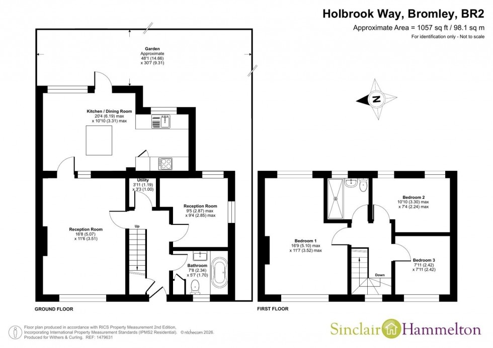 Floorplan for Holbrook Way, Bromley