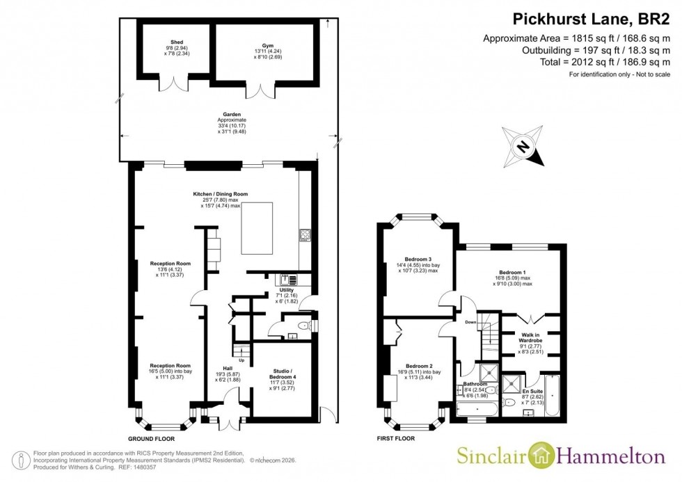 Floorplan for Pickhurst Lane, Hayes, Kent