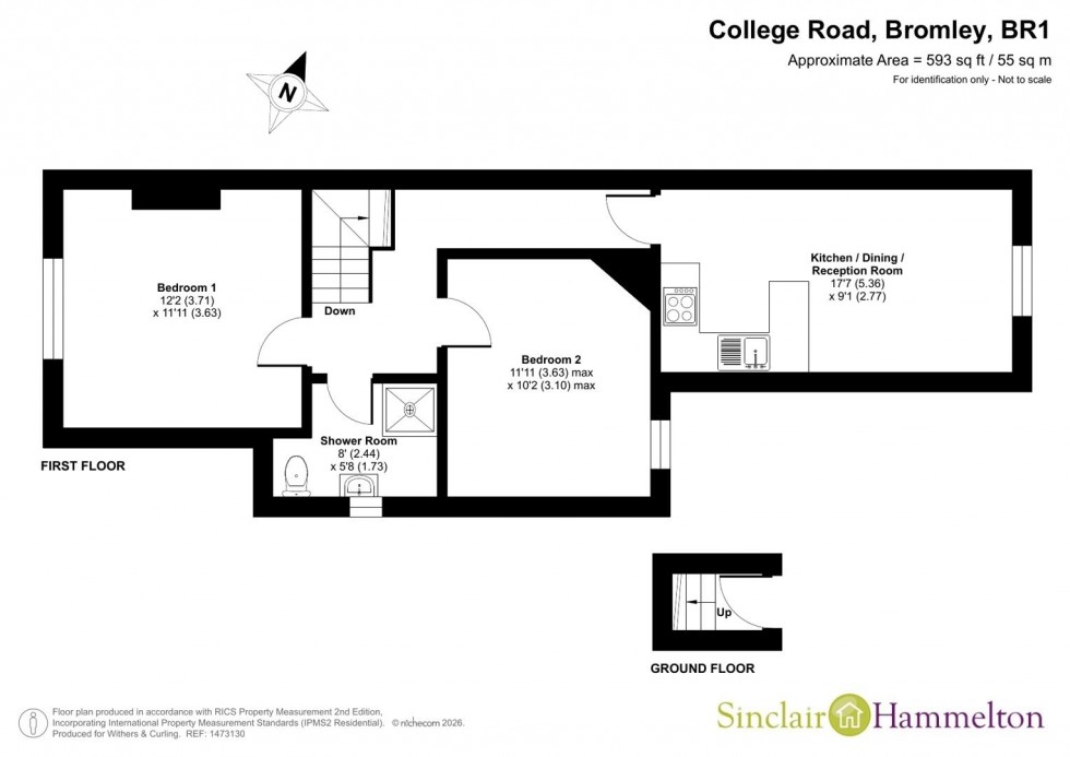 Floorplan for College Road, Bromley