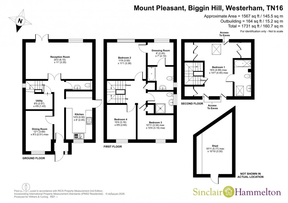 Floorplan for Mount Pleasant, Biggin Hill, Westerham