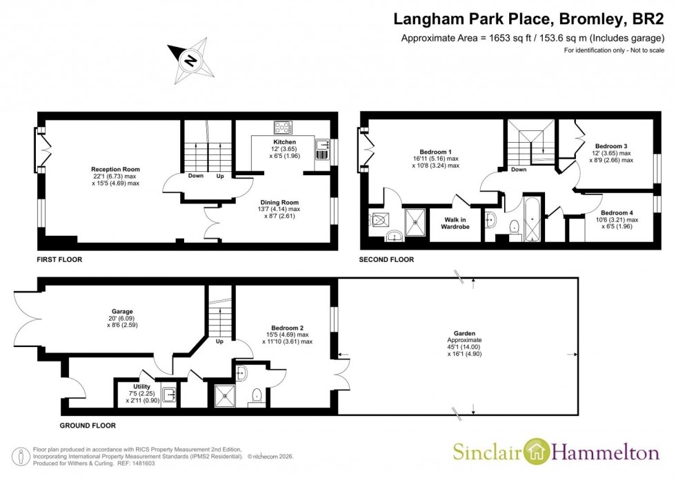 Floorplan for Langham Park Place, Bromley, Kent