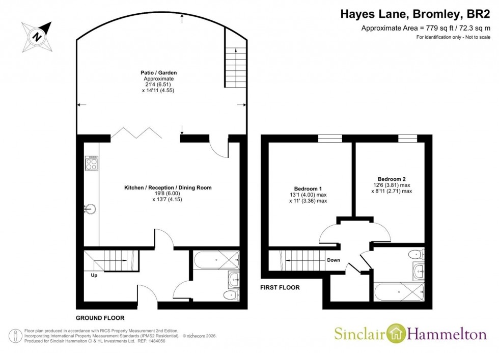 Floorplan for Hayes Lane, Bromley