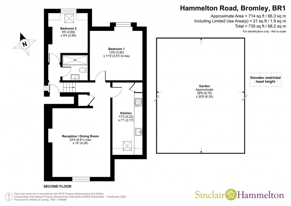 Floorplan for Hammelton Road, Bromley, Kent